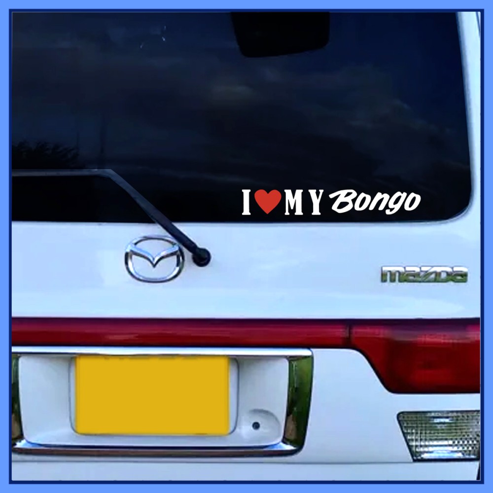 I Love My Bongo, Bumper Vinyl Sticker