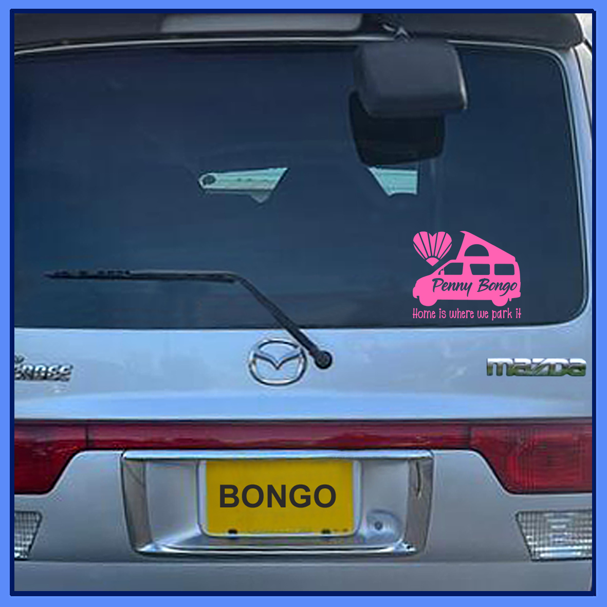 Personalized Bongo Name Vinyl Decal