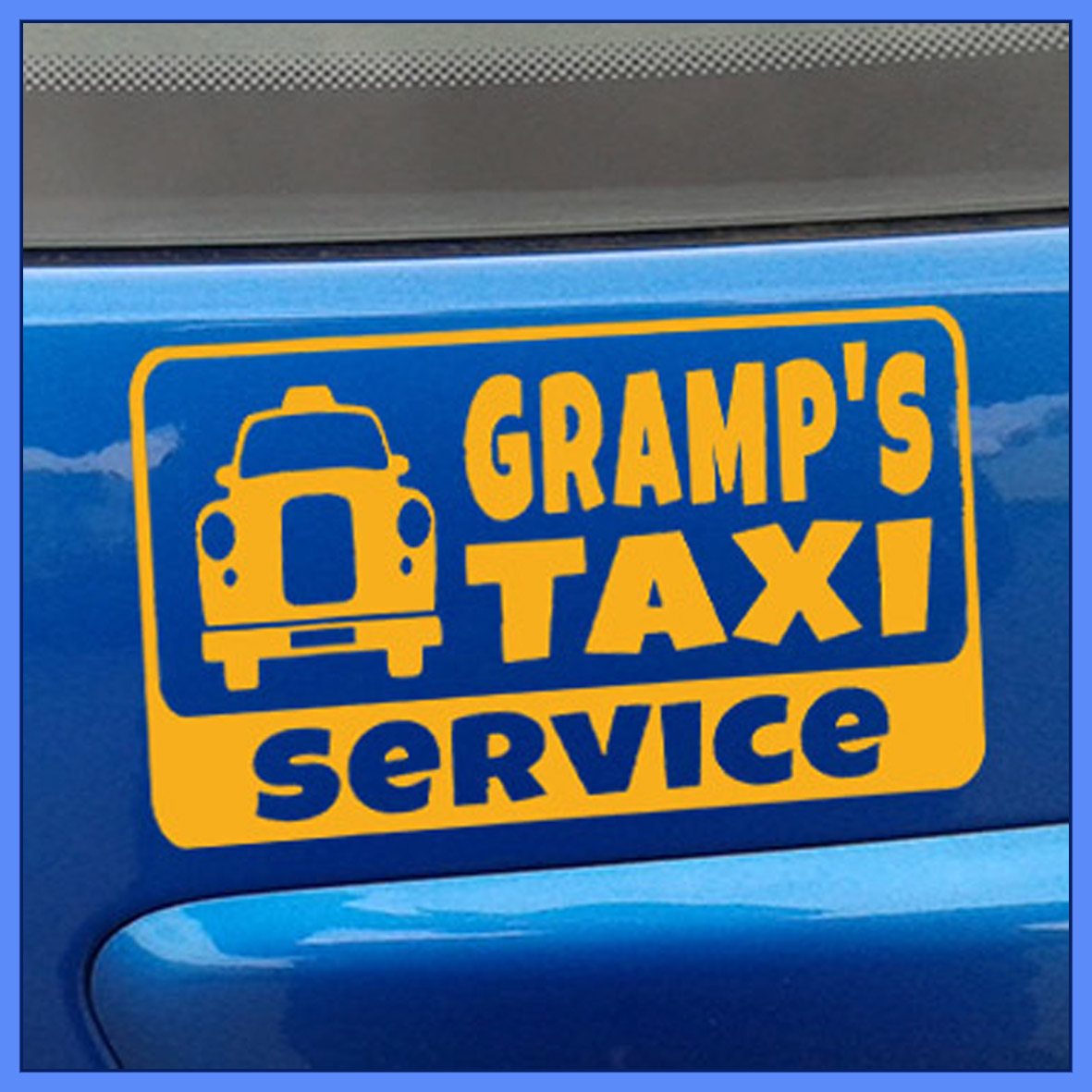 Greyhound TAXI SERVICE Car Sticker Decal, Bumper vinyl